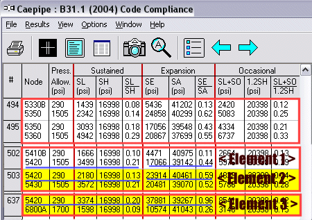 caepipe sa hand calculations don't match example layout window image 2