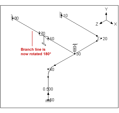 caepipe rotating a model example after rotation graphic window image