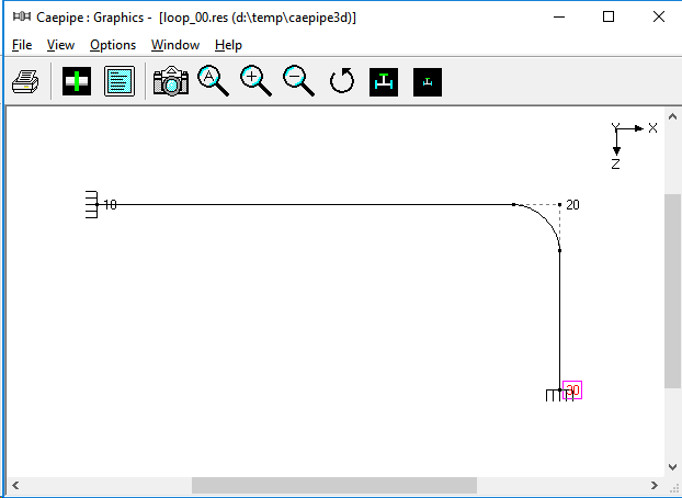 Basic Pipe Stess Tutorial Figure 1a