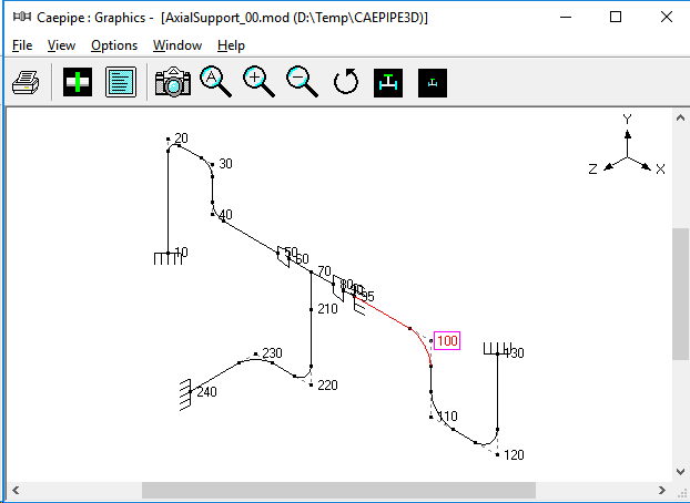 Basic Pipe Stess Tutorial Figure 3a