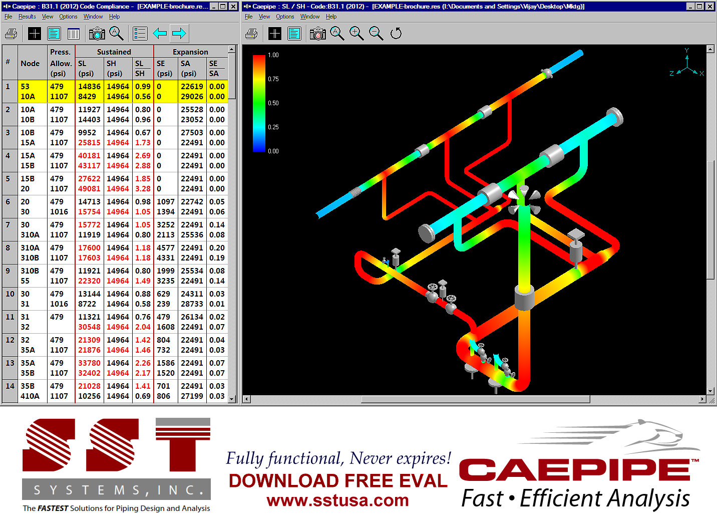 CAEPIPE 7 press release screen shot 1