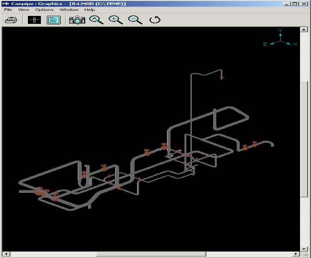 sst translator pdms to caepipe model as seen after conversion to caepipe graphic image 6