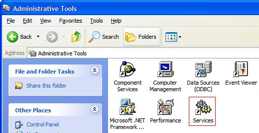 caepipe troubleshoot spn service restart instructions admin tools with services selected image