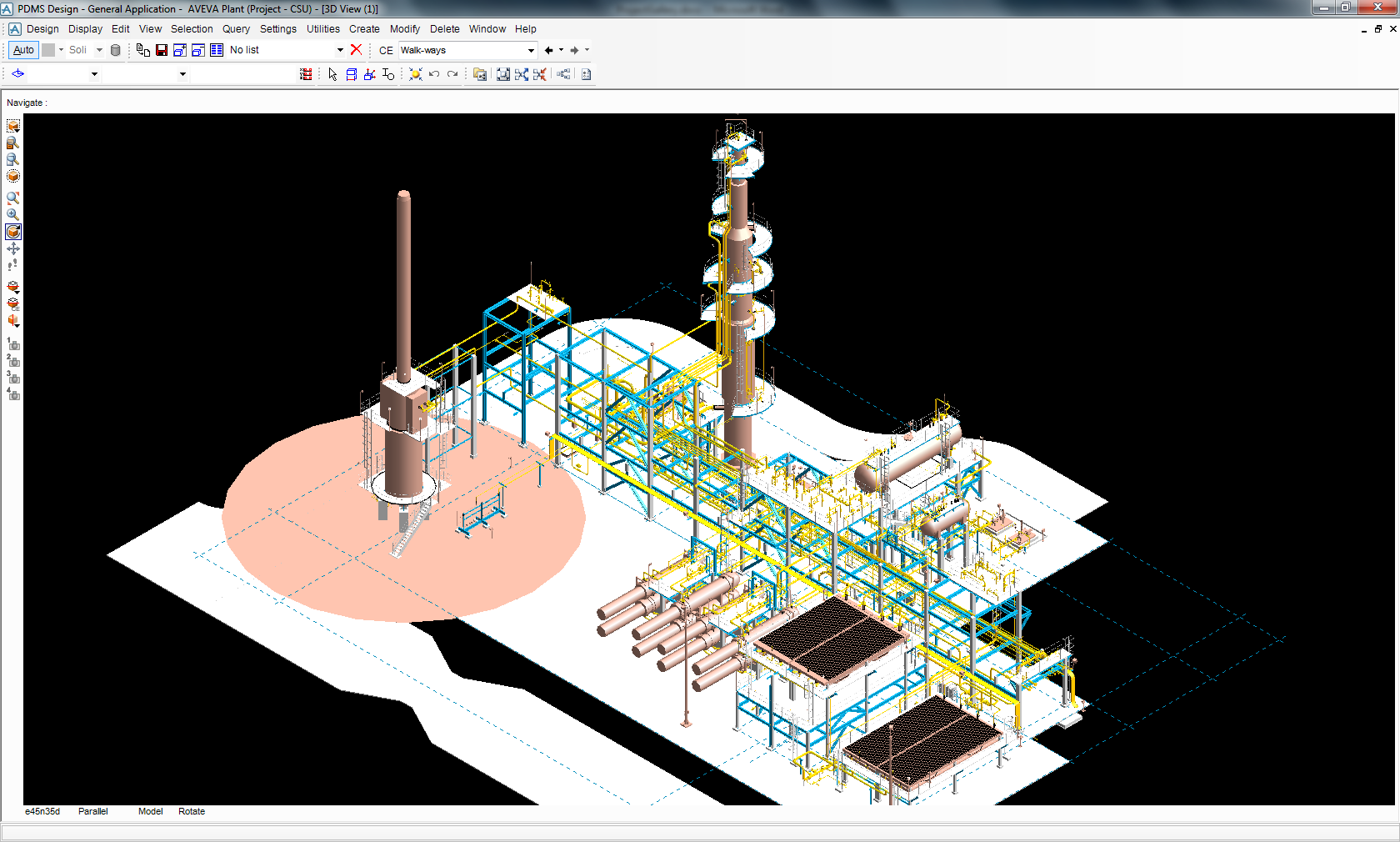 ISO view of the Crude Stabilization Unit