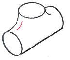 sst b16.9 tee failure piping article tee drawing image 1