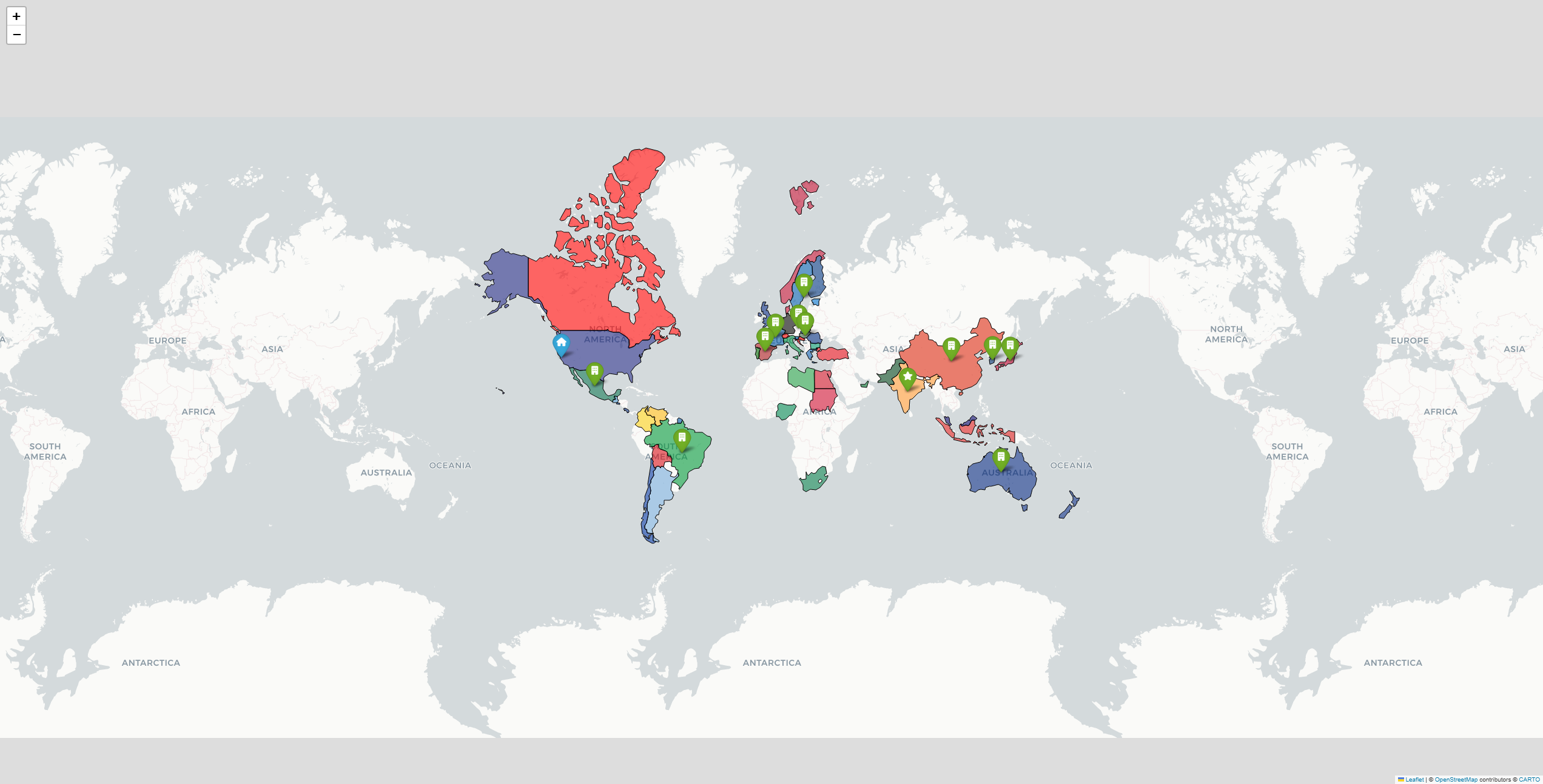 Static Map of Clients